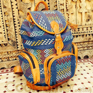 Agave plus Wool equals Handwoven Kilim. The Making of a Sustainable Backpack