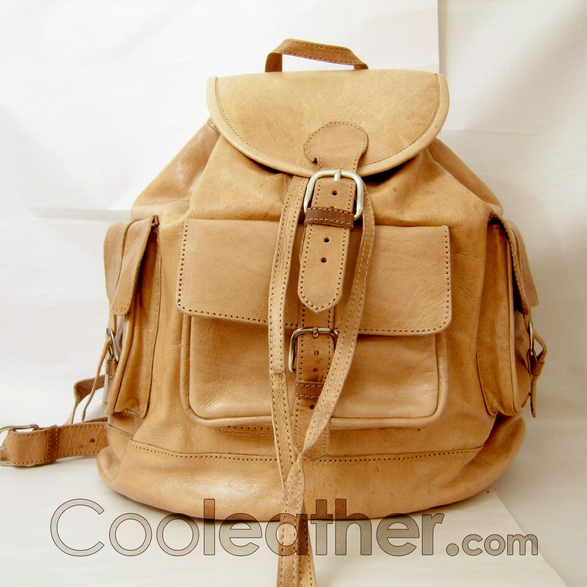 MyMate3 Backpack - Large All Leather Rucksack 14" laptop