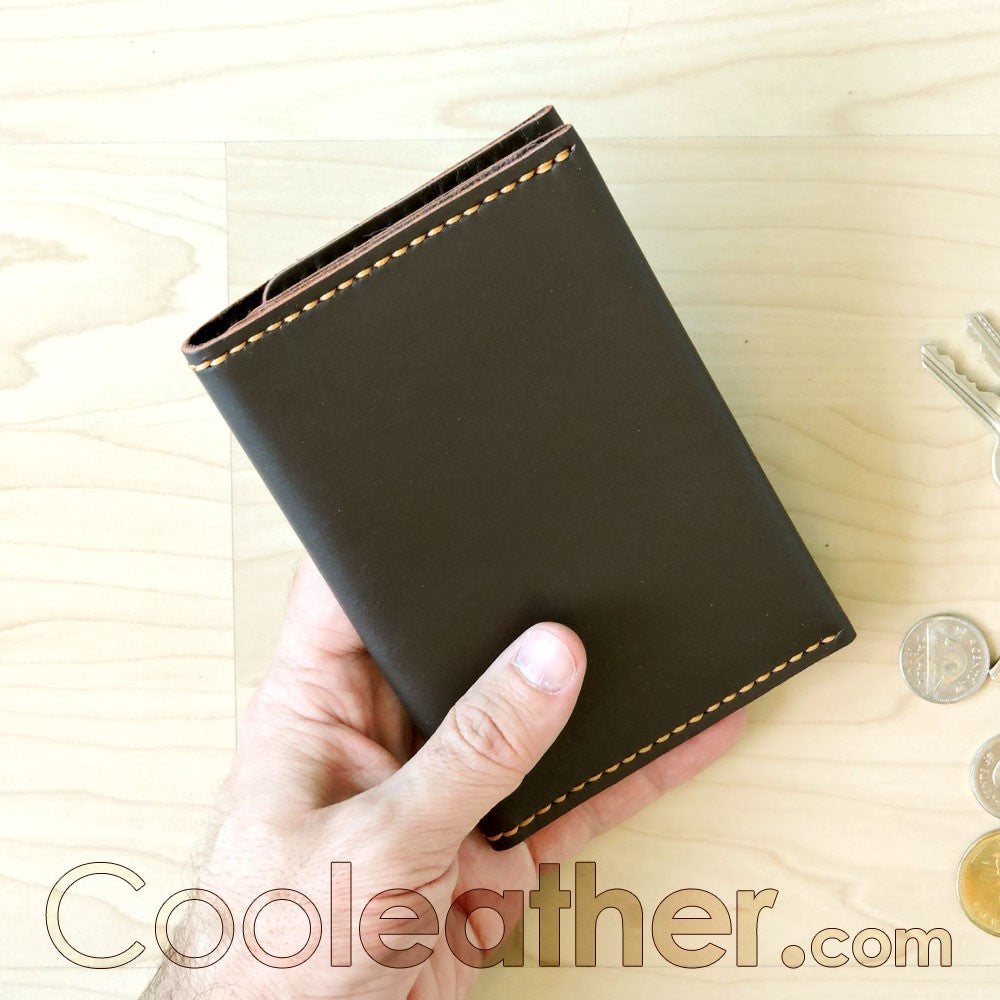 Hand Stitched Genuine Leather Passport Wallet/Holder/Cover