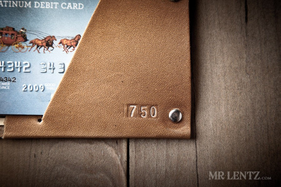 Super Thin Leather Bifold Wallet for Men, Handmade in USA