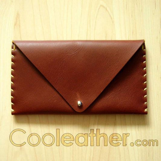 Hand-stitched Leather iPhone Wallet for Women