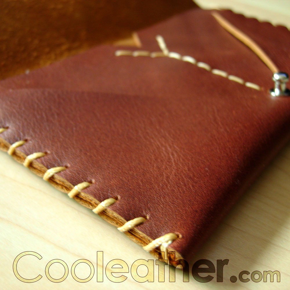 Hand-stitched Leather iPhone Wallet for Women