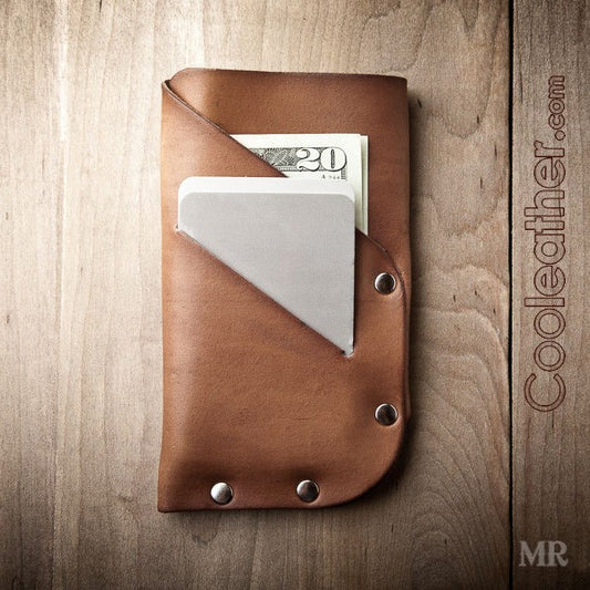 Super Thin Leather iPhone 6 Wallet and Case, Handmade in USA