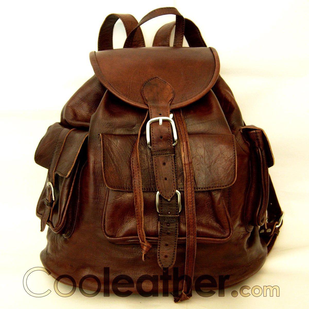brown leather backpack rucksack MyMate3 Backpack