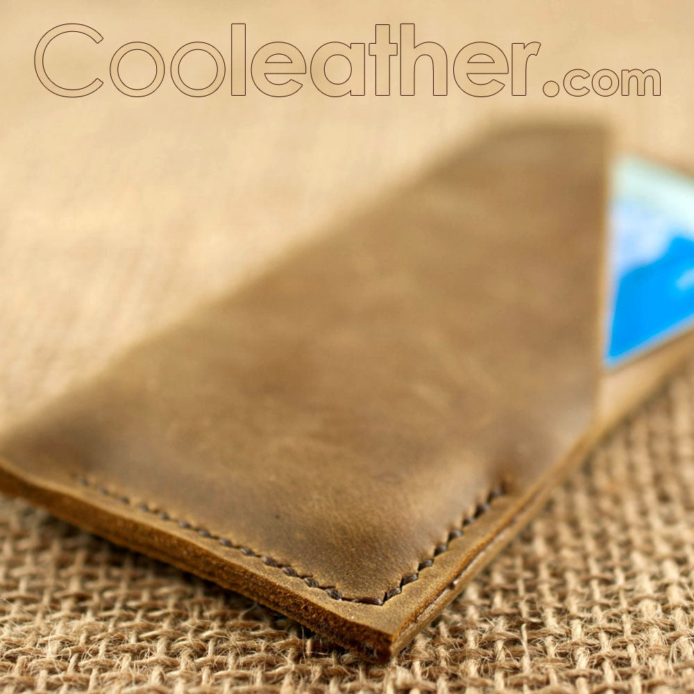 Hand sewn Leather iPhone Wallet